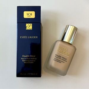 Estee Lauder Double Wear Stay-in-Place Foundation 1C0 Shell New in Box Full Size